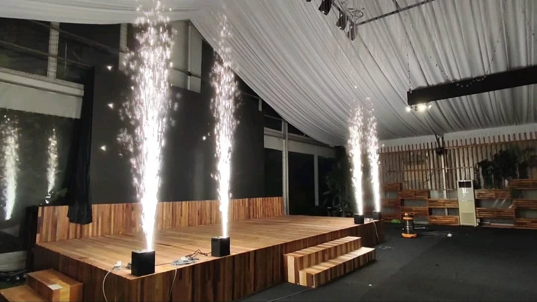 Cold Spark Machine at an event, photo 5